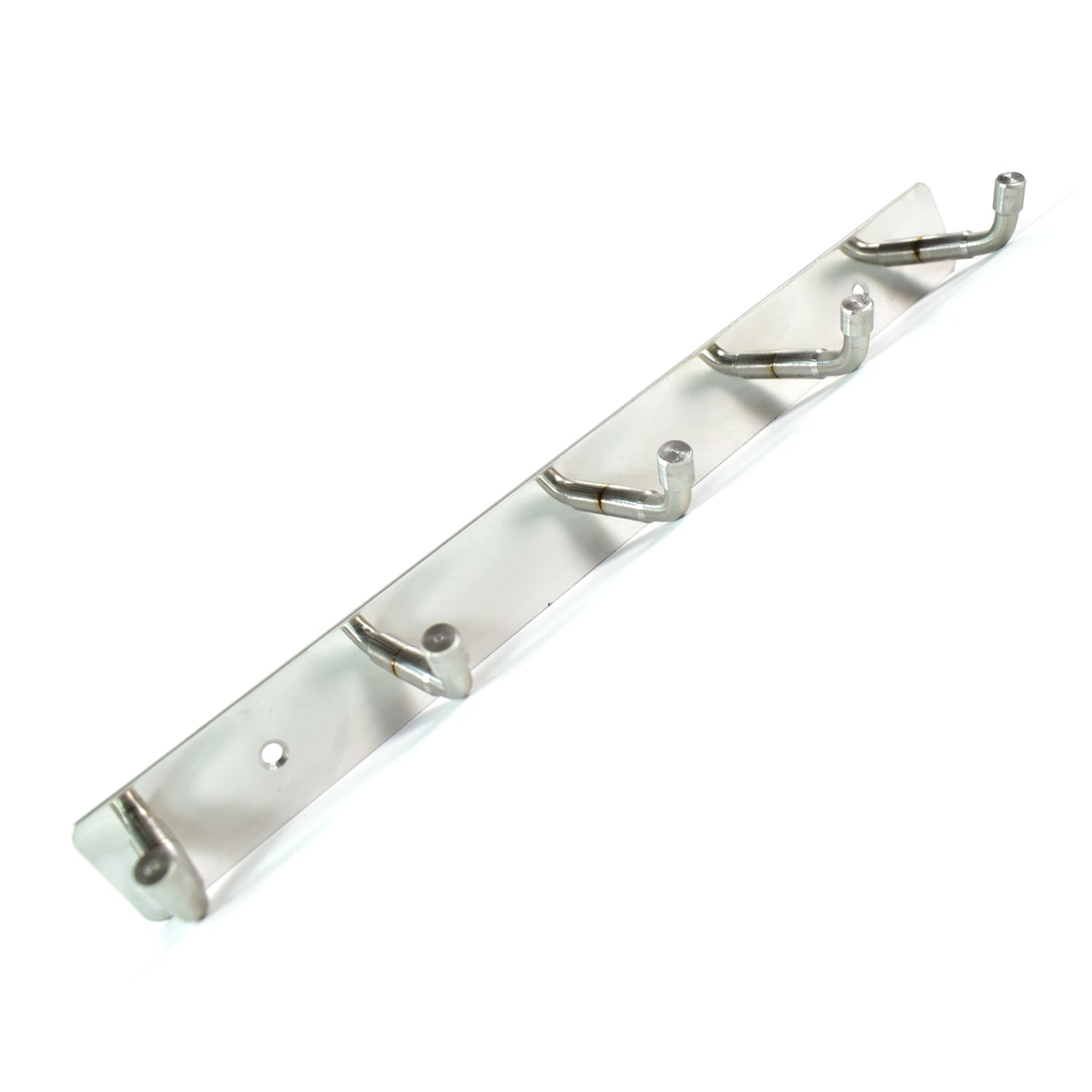 Stainless Steel Wall Mounted Coat 5 Hook Rack (26x3 / 1 Pc) Stainless Steel Wall Mounted Coat 5 Hook Rack (26x3 / 1 Pc)
